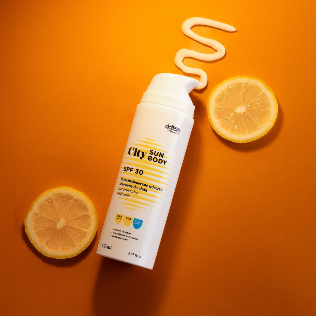 linia city sun, krem z filtrem, krem przeciwsłoneczny, fotoprotekcja, spf50+ |