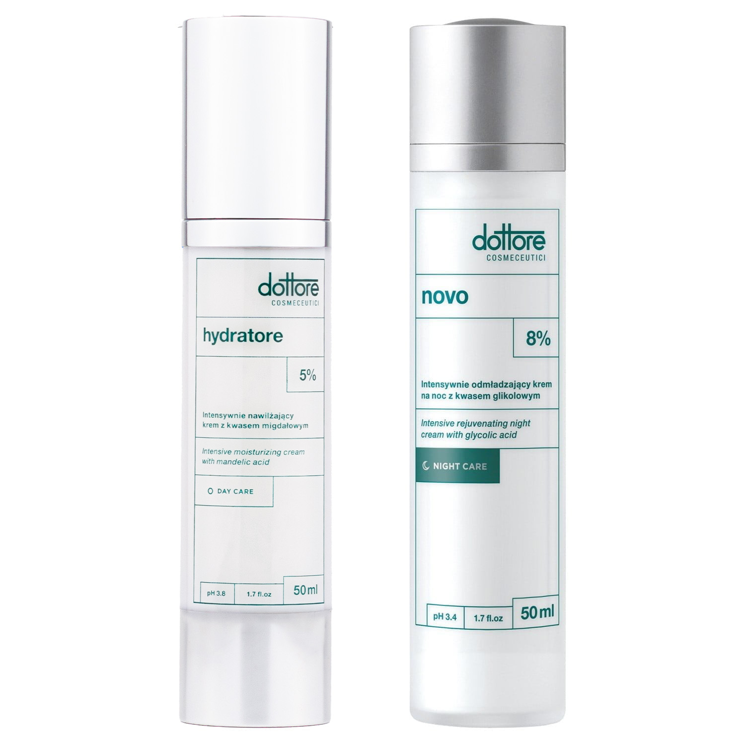 DOTTORE_KURACJA-NORMALIZUJACA_1 Kuracja normalizująca, zestaw kosmetyków, krem z kwasem migdałowym, wypryski na twarzy, krem odmładzający, zmarszczki |